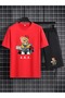 Men's Printed Set - Tee & Shorts Bottom Top Set
