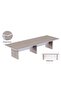Zelda Conference Table | Office Conference cum Meeting Table, Light Concrete_360cm - 3