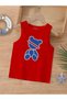 Cartoon Character Printed Sleeveless Children's T-Shirt