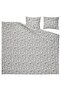 - Rodgersia, Double Duvet Cover Set, Gray-White, 240X220/50X60 cm - 6