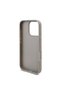 16 Pro Compatible Case Guess Licensed Triangle Logo Cover with Stones Silver - 5