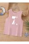 Cartoon Character Printed Sleeveless Children's T-Shirt