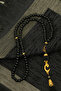 Taffeta Prayer Rug with Slub Pouch and Pearl Vav Prayer Beads Set, Portable Prayer Set, Gift Set - 5