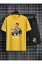 Men's Printed Set - Tee & Shorts Bottom Top Set