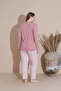 Plus Size Cotton Milan Fabric Women's Pajamas Set - 4