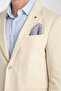Brando Men's Beige Self Pattern Slim Fit Cotton Lycra Stretching Fabric Blazer Jacket - 2