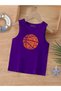 Cartoon Character Printed Sleeveless Children's T-Shirt