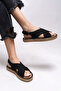Elinthion Women's Sandals 00122302 Black - 3