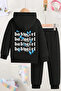 Babygirl Printed Children's Comfortable Tracksuit Set