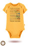 100% Cotton 3-Piece Organic Printed Snap Fastener Baby Bodysuit - 3