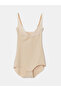 Lcw Dream Pink Straight Strap Women's Bodysuit Corset