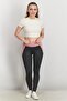 Women Sportswear Fit Embroidered Crop Top, Off White - 4