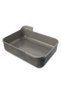 ,Rectangular Ovenware,Large,32*40cm,double integrated handle,Gray Marble Color