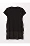 Crew Neck Polka Dot Short Sleeve Maternity Dress - 6
