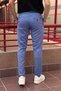 New Season Men's Black Lace-up Trousers with Clamp Detail - 5