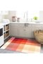 Amethyst Series Red Pixel Patchwork Patterned Woven Base Modern Decorative Carpet Ametist38 - 3