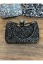 EVENING DRESS BAG IRİ STONE DOUBLE WAY SMOKED - 5