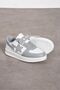 Kids Unisex Baby Kids Gray-White Sports Shoes Sneakers School Shoes