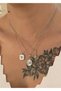 Set of 3 Silver Color Heart Stars Necklace - 5