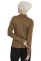 Women's Organic Long Sleeve Turtleneck Body - Light Chocolate - 5