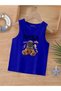 Cartoon Character Printed Sleeveless Children's T-Shirt