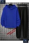 Hooded Children's "Butterfly Back Bsiln" Printed Tracksuit Set - 2