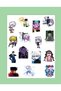 Hunter x Hunter Sticker Set 15 pieces of stickers 3.5 cm - 4