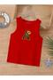Cartoon Character Printed Sleeveless Children's T-Shirt