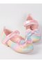 Bow-Tie, Velcro-Fastening, Rainbow Girls' Ballerina Flats (Narrow Fit, Buy One Size Up!) - 2