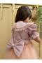 Girls' Holiday Dress & Birthday Dress with Glittery Tutu Balloon Sleeve - 4