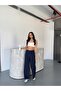 Side Zipper Flexible High Waist Wide Leg Pallazo Trousers Ms1510 - 7