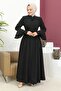 Valon Sleeve Robe -Black - 2