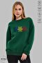 Unisex Long Sleeve Romania Cusatura Printed Crew Neck Hoodless Raster Oversize Sweatshirt