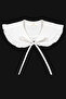 Berlin Collar Ruffled Mobile Collar Cotton White Shirt Collar (Adult) - 2