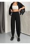 Scuba Fabric Baggy Model Balloon Fabric Trousers