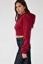 Zippered Hooded Sweatshirt - 3