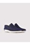 Knitwear Navy Blue Rubber Sole Casual Men's Shoes - 2