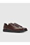 Genuine Leather Brown Lace-Up Men's Casual Shoes - 2