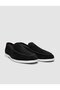 100% Genuine Leather Black Suede Men's Casual Shoes - 2