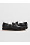 Genuine Leather Black Belt Detailed Men's Casual Shoes - 4