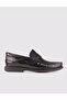 Genuine Leather Black Non-Slip Rubber Sole Men's Casual Shoes
