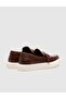 Genuine Leather Brown Buckle Men's Casual Shoes - 3