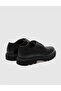Genuine Leather Black Lace-Up Men's Casual Shoes - 3