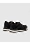 Genuine Leather Black Lace-Up Men's Sports Shoes - 3