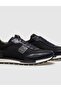 Genuine Leather Navy Blue Lace-Up Men's Sports Shoes - 5