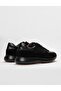 Genuine Leather Black Lace-Up Men's Sports Shoes - 3