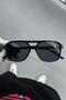Handy Unisex Black Sunglasses - 5