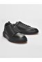 Genuine Leather Black Lace-Up Men's Sports Shoes - 4