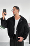 Velvet Corduroy Quilted Coat Jacket