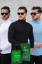 Men's 3-Pack Throat Knitwear Sweater + Qath Perfume